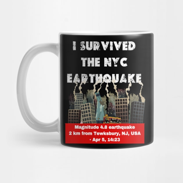 I Survived The Nyc Earthquake funny  2024 by graphicaesthetic ✅